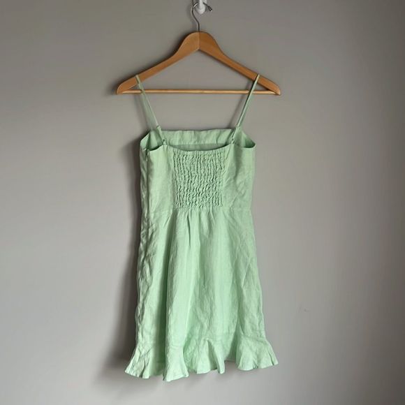 & Other Stories Mint Green Mini Dress - Picture 3 of 13